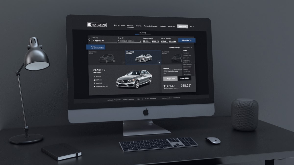 Anders brand wordmark in white placed on top of an image of a modern interior design.